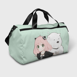 Сумка спортивная 3D Аня и Бонд - Семья шпиона