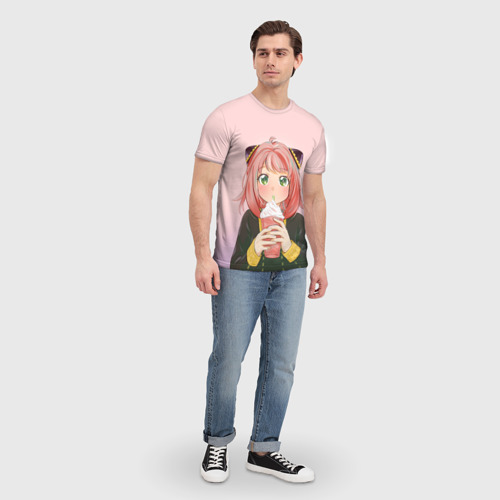 Мужская футболка 3D Милашка Аня Форджер - Семья шпиона, цвет 3D печать - фото 5