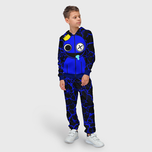 Детский костюм 3D Радужные друзья - персонаж Синий, цвет синий - фото 3