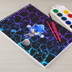 Альбом для рисования Sonic неоновый мрамор - фото 2