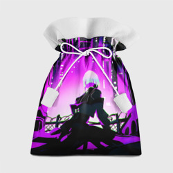 Подарочный 3D мешок Люси нетраннер - фиолетовый