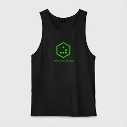 Мужская майка хлопок Hack the planet