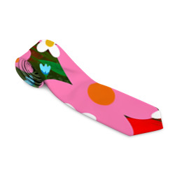 Цветной цветочный паттерн – Галстук 3D с принтом купить