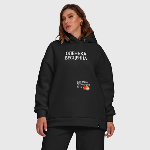 Женский костюм хлопок Oversize Оленька бесценна - фото 5