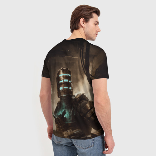 Мужская футболка 3D Айзек Кларк Dead space remake, цвет 3D печать - фото 4
