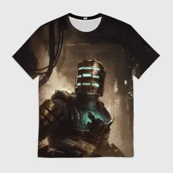 Мужская футболка 3D Айзек Кларк Dead space remake