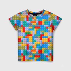Детская футболка 3D Детский конструктор - текстура