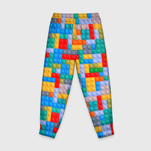 Детские брюки 3D Детский конструктор - текстура, цвет 3D печать - фото 2