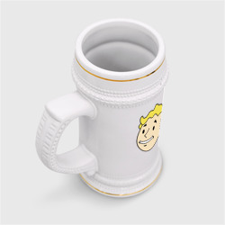 Кружка пивная Vault boy head - фото 2