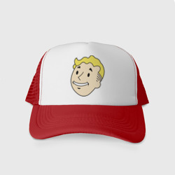 Кепка тракер с сеткой Vault boy head