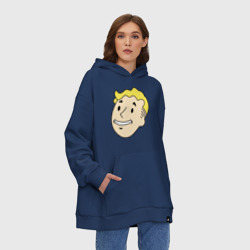 Худи SuperOversize хлопок Vault boy head - фото 2