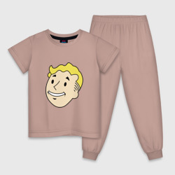 Детская пижама хлопок Vault boy head