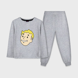 Детская пижама с лонгсливом хлопок Vault boy head