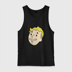 Мужская майка хлопок Vault boy head