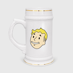 Кружка пивная Vault boy head