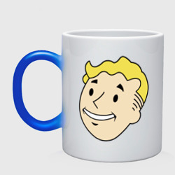 Кружка хамелеон Vault boy head