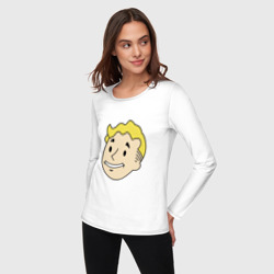 Женский лонгслив хлопок Vault boy head - фото 2