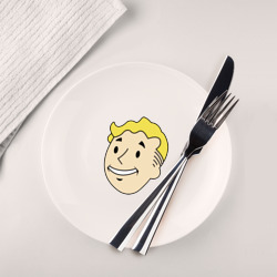 Тарелка Vault boy head