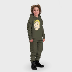 Детский костюм хлопок Oversize Vault boy head - фото 2