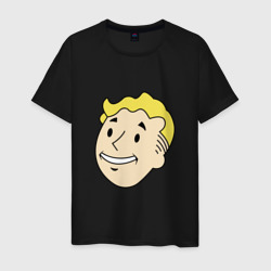 Vault boy head – Мужская футболка хлопок с принтом купить со скидкой в -20%