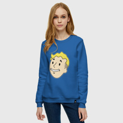 Женский свитшот хлопок Vault boy head - фото 2