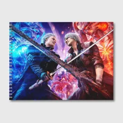 Альбом для рисования Vergil vs Dante - Devil May Cry