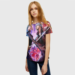 Женская футболка 3D Vergil vs Dante - Devil May Cry - фото 2