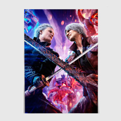 Постер Vergil vs Dante - Devil May Cry