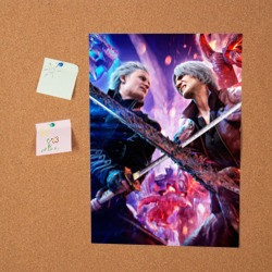 Постер Vergil vs Dante - Devil May Cry - фото 2