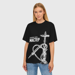 Женская футболка oversize 3D Дымных дел мастер - фото 2