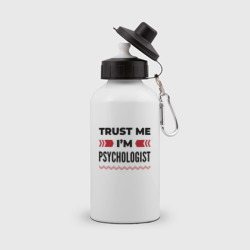 Бутылка спортивная Trust me - I'm psychologist