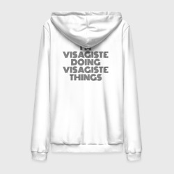 Мужская толстовка на молнии хлопок I'm visagiste doing visagiste things vintage