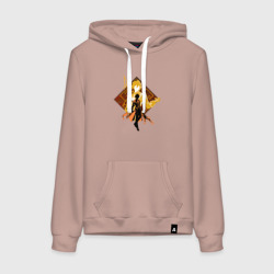 Женская толстовка хлопок Силуэт Чжун Ли