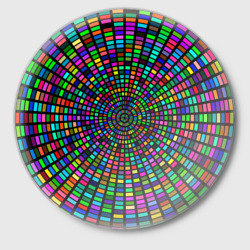 Значок Цветная спираль - оптическая иллюзия