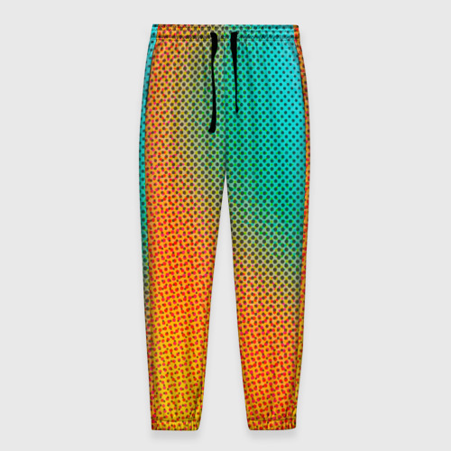 Мужские брюки 3D Полутоновый градиент - текстура, цвет 3D печать