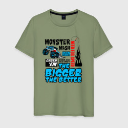 Авто монстр – Мужская футболка хлопок с принтом купить со скидкой в -20%