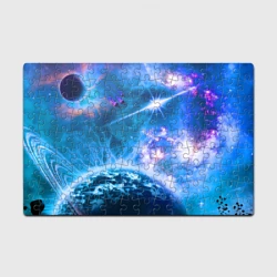 Головоломка Пазл магнитный 126 элементов Космос - планета и яркая звезда