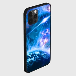 Чехол для iPhone 12 Pro Космос - планета и яркая звезда - фото 2