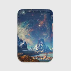 Картхолдер Magsafe магнитный Горы и бескрайний космос