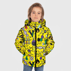 Зимняя куртка для мальчиков 3D Шпаргалка по химии с формулами - фото 2