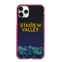 Чехол для iPhone 11 Pro Max матовый Ночь в Stardew Valley