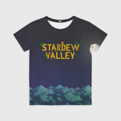 Детская футболка 3D Ночь в Stardew Valley
