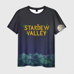Мужская футболка 3D Ночь в Stardew Valley