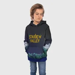 Детская толстовка 3D Ночь в Stardew Valley - фото 2