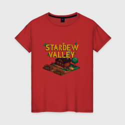 Женская футболка хлопок Домик в Stardew Valley