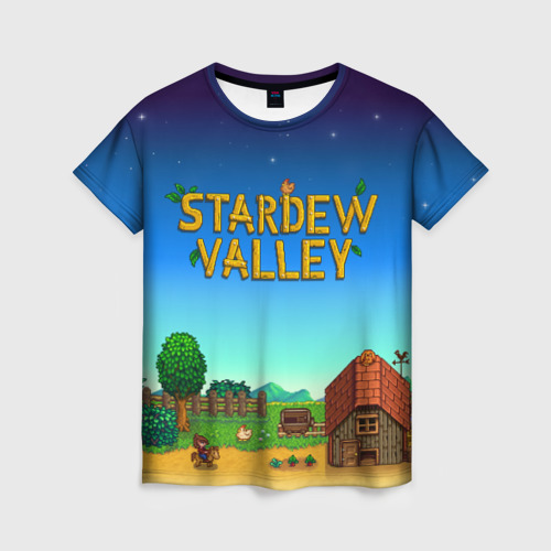 Женская футболка 3D Мой дом в Stardew Valley, цвет 3D печать