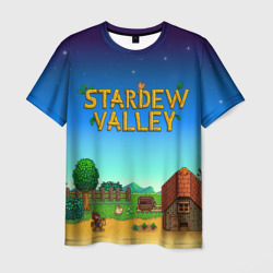 Мужская футболка 3D Мой дом в Stardew Valley