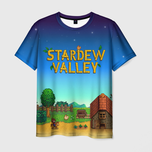 Мужская футболка 3D Мой дом в Stardew Valley, цвет 3D печать