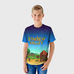 Детская футболка 3D Мой дом в Stardew Valley - фото 2