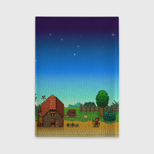 Обложка для автодокументов Мой дом в Stardew Valley, цвет голубой - фото 2